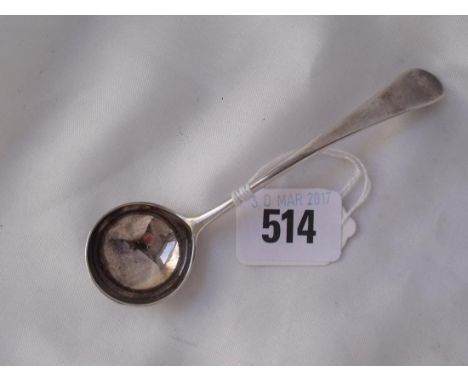A Georgian oe pattern cream ladle Lon  1793 by WS 18g       