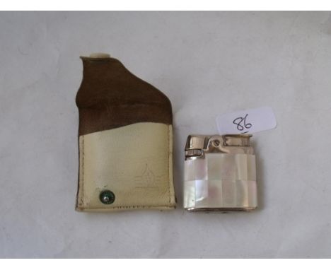 An MOP Ronson lighter in original case