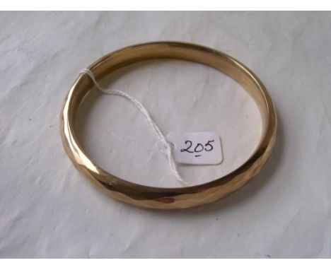 GOOD 9CT SLAVE BANGLE 15.5G    