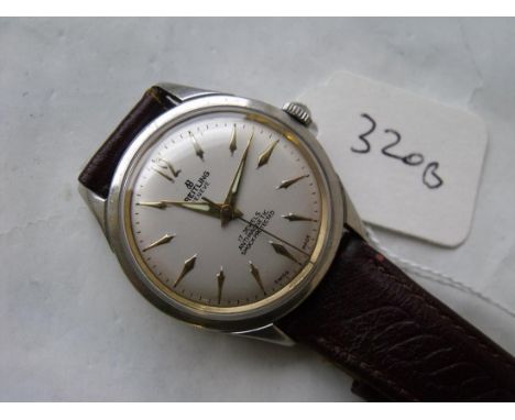 Breitling gents SS wrist watch with  seconds sweep       