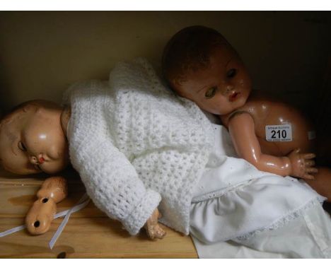 2 vintage dolls