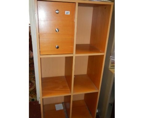 A modern shelf unit