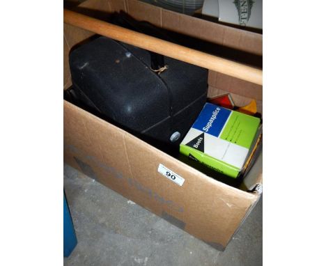 A Bell & Hower projector & films etc.