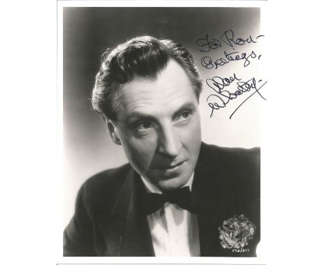 Alan Wheatley signed 10x8 b/w photo. (19 April 1907 - 30 August 1991) was an English actor and former radio announcer. He is 