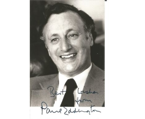 Paul Eddington signed 6 x 4 portrait photo. Good Condition. All signed pieces come with a Certificate of Authenticity. We com
