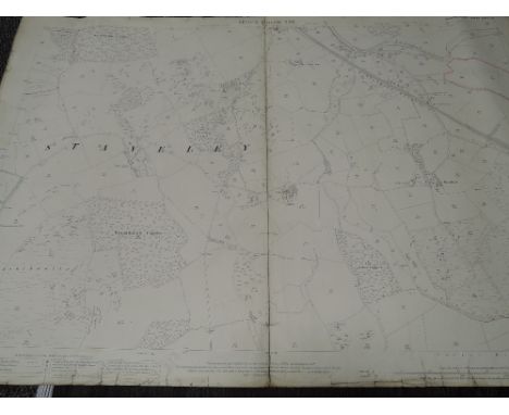A substantial collection of 19th century and later ordnance survey guides and maps for local land registry
