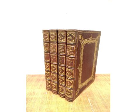 BILLINGS R. W.&nbsp;&nbsp;The Baronial &amp; Ecclesiastical Antiquities of Scotland. 4 vols. Many eng. plates. Quarto. Fine m