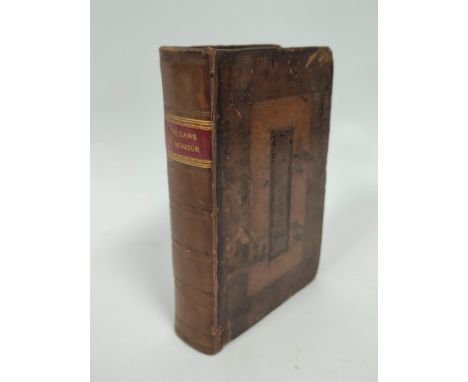 GOSLING R. (Pubs).&nbsp;&nbsp;The Laws of Honour or A Compendious Account of the Ancient Derivation of All Titles, Dignities,