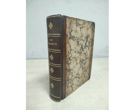 Manuscript Legal Precedents.  Ink manuscript throughout in a legible, probably mid 19th cent., hand. 367pp. Quarto in rebacke