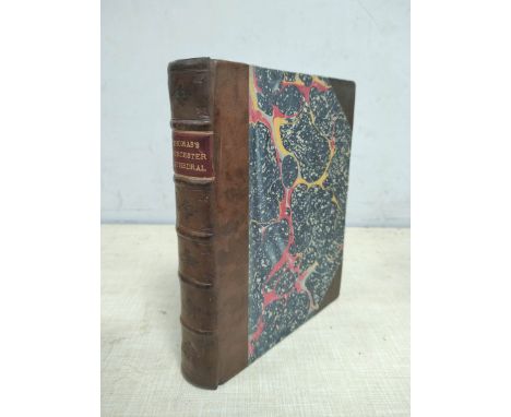 THOMAS WILLIAM.&nbsp;&nbsp;A Survey of the Cathedral-Church of Worcester with an Account of the Bishops Thereof. Hand col. fr