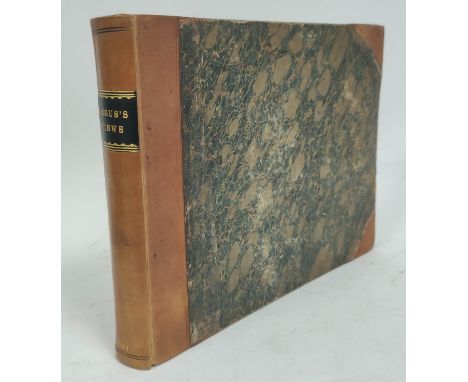 ANGUS W. The Seats of the Nobility and Gentry ... in a Collection of Select Views. Eng. title & 62 good eng. plates (of 63, l