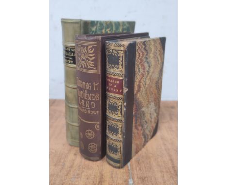 HOWITT WILLIAM.&nbsp;&nbsp;A Boy's Adventures in the Wilds of Australia. Frontis &amp; illus. Rebound qtr. green calf, intern