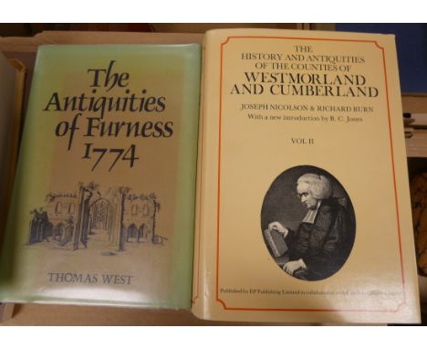 NICOLSON J. &amp; BURN R.&nbsp;&nbsp;The History &amp; Antiquities of the Counties of Westmorland &amp; Cumberland. Fldg. map