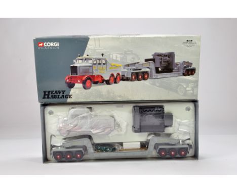 Corgi Commercial Truck Diecast Issue. Heavy Haulage No. 17602 Scammell Constructor and Low Loader Set. Sunter Brothers. NM to
