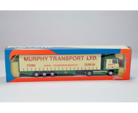 Tekno 1/50 Diecast Truck Issue. Irish Collection. DAF CF Curtainside. Murphy Transport. NM to M in Box.