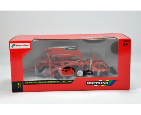 Britains 1/32 Kverneland Seed Drill U3000. M in Box.