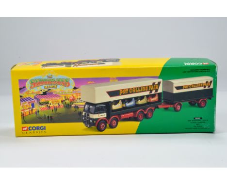 Corgi Commercial Truck Diecast Issue. Showmans Range. No. 09901 ERF Dodgem Truck. Pat Collins. NM to M in Box.