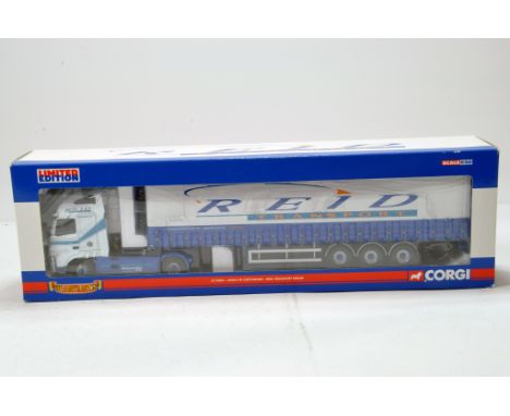 Corgi 1/50 Commercial Truck Diecast Issue. Hauliers of Renown. CC14003 Volvo FH Curtainside. Reid Transport. M in Box.