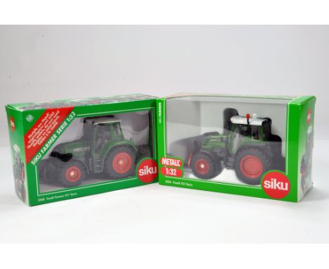 Siku 1/32 Farm Models including Fendt Farmer 411 and Fenst 312 Vario. M in Boxes. (2)