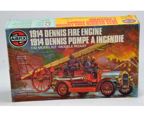 Airfix Model Kit of a 1/32 1914 Dennis Fire Engine. Complete. 