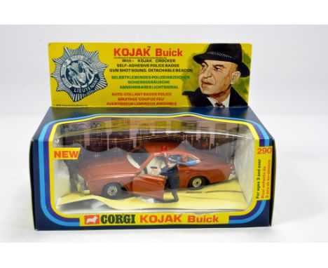 Corgi No. 290 Kojak Buick Police Car. Wondeful example is NM to M in E Box.