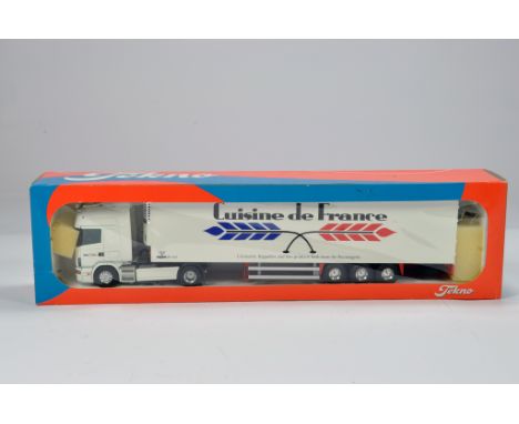 Tekno 1/50 Diecast Truck Issue. Irish Collection. Scania Topline Fridge Trailer. Delaney Cuisine De France. NM to M in Box.