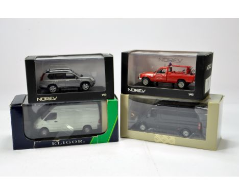 Diecast vehicle group comprising Norev and Eligor. NM to M in Boxes. (4)