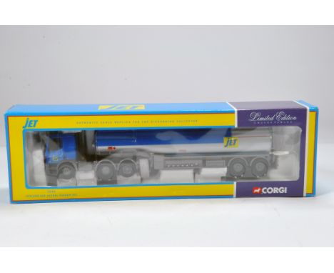 Corgi 1/50 Commercial Truck Diecast Issue. 75302 Leyland DAF Petrol Tanker. Jet. M in Box.