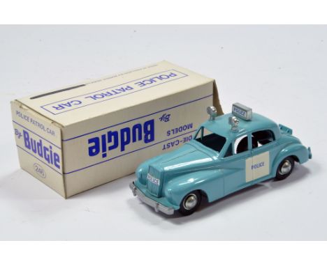 Budgie Toys No. 246 Wolseley Police Car. Light blue. Fine example is NM in VG Box.