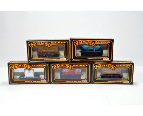 Palitoy Mainline OO Gauge group of rolling stock including Cadbury, Carpenter and others. NM to M in Boxes. (5)