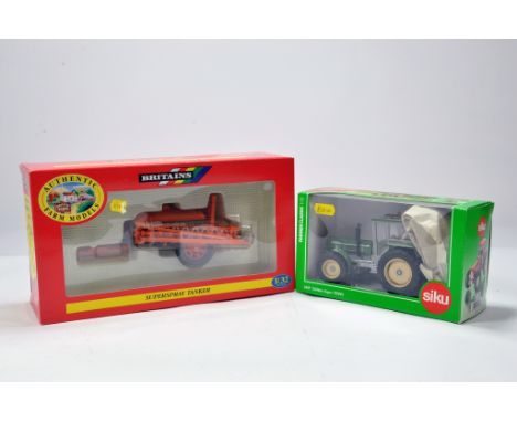 Britains 1/32 Superspray Tanker plus Siku Schluter 1250VL Tractor. NM to M in Boxes. (2)