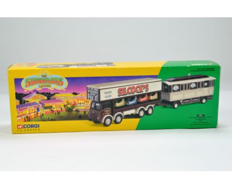Corgi Commercial Truck Diecast Issue. Showmans Range. No. 24801 Leyland Dodgem Truck. Silcocks. NM to M in Box.