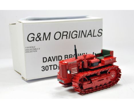 G&amp;M Originals 1/16 David Brown 30TD Crawler Tractor. Hand Built Limited issue is generally E. 