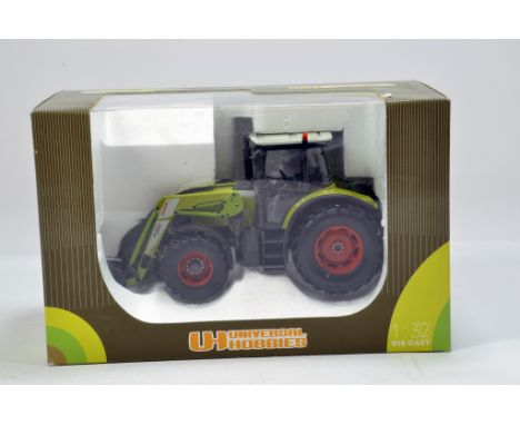 Universal Hobbies 1/32 Claas Tractor and Loader. M in Box.