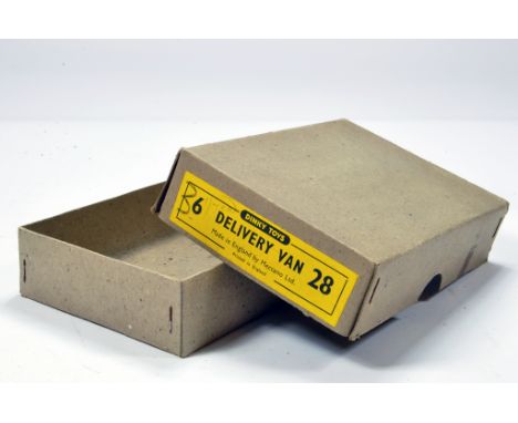 Dinky No. 28 Empty Trade box for Delivery Van that would have originally contained 6 vehicles. Some light overmarking otherwi