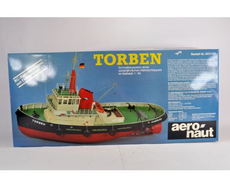 Scarce Aero Naut Torben RC Tug Boat. Very Large Model M in Box.