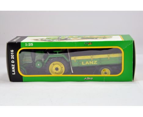 Kovap Tin Plate 1/25 John Deere Lanz Tractor and Trailer set. M in Box. 