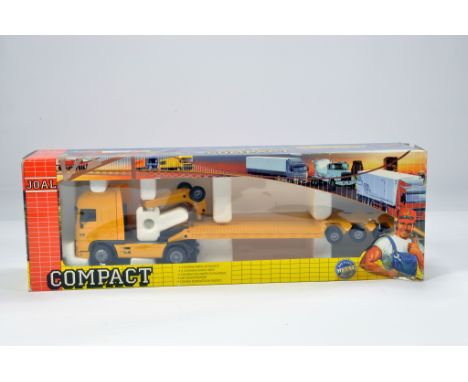 Joal 1/50 Commercial Truck Diecast Issue. DAF XF Low Loader. Yellow. NM to M in Box.