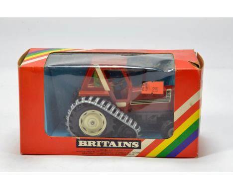 Britains 1/32 Fiat 880DT Tracked Tractor. Maroon. E in G Box.