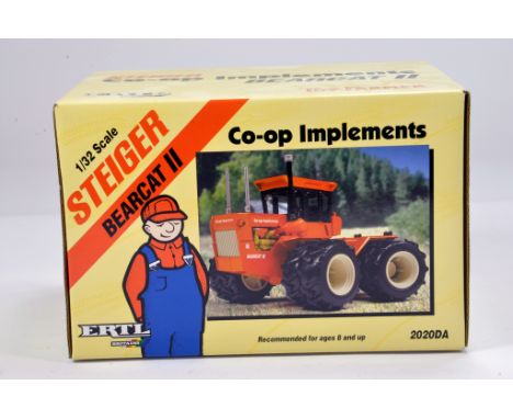 Ertl Britains 1/32 Steiger Bearcat II Co-op Implements. NM to M in Box.