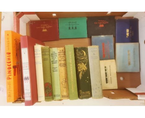 Childrens to include:-Barrie, J M"J M Barrie's Peter Pan in Kensington Gardens, retold for Little People", illustrated by Art