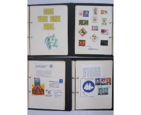Large box and smaller boxes of stamp albums with many thousands of GB and Commonwealth on and off paper, including a couple o