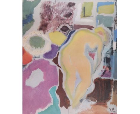 ‡Ivon Hitchens (1893-1979)Figure Early MorningSigned and numbered 92/375Colour lithograph60 x 49.5cm++Good condition