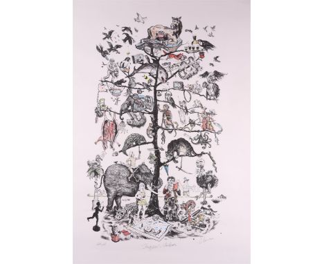 ‡Chris Orr RA (b.1943)Jaguar’s children 1996Signed and titledLithograph artist’s proof119 x 79cmProvenance:Purchased from the