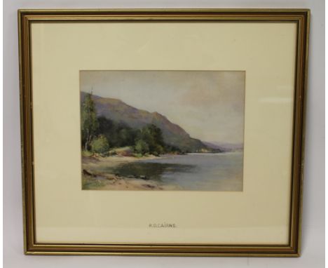 R D CAIRNS, Ullswater, Watercolour and gouache 22cm x 29cmSigned and inscribed verso.