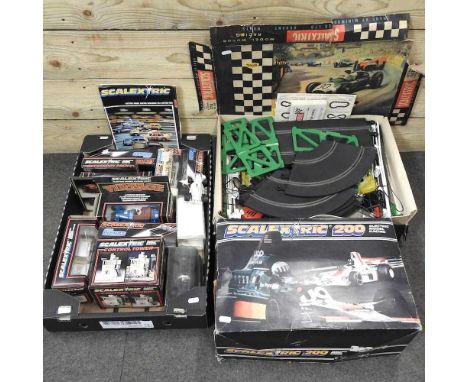 A collection of Scalextric, to include Grand Prix, track and various cars, some boxed