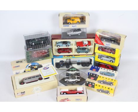 Corgi - Vitesse - 16 x boxed models mostly in 1:43 scale including Corgi 97840 Scammell Highwayman Tanker in Shell BP livery 