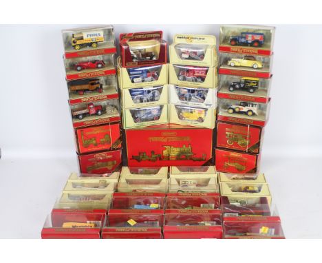 Matchbox - Yesteryear - 41 x boxed models including # YS-16 Scammell 100 ton truck trailer with G&amp;R Class 4 2-4-0 locomot