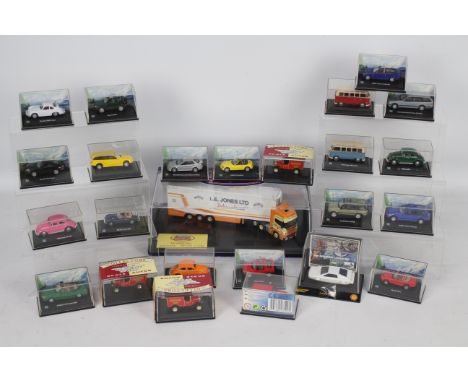 Cararama, Oxford Diecast, Hornby - A collection of 24 1:72 and 1:76 scale model vehicles predominately by Cararama. Lot inclu