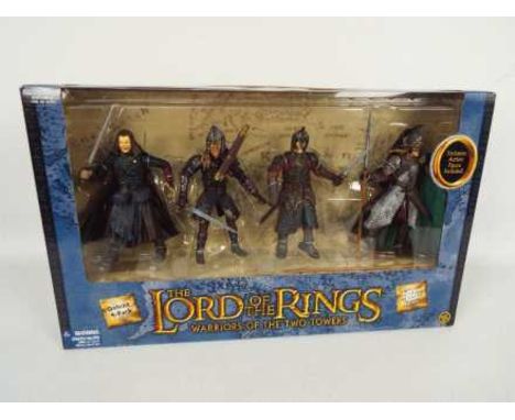 Vivid Imaginations - Toy Biz - A Lord Of The Rings Warriors Of The Two Towers Deluxe 4 pack with a Rohirrim Soldier, King The